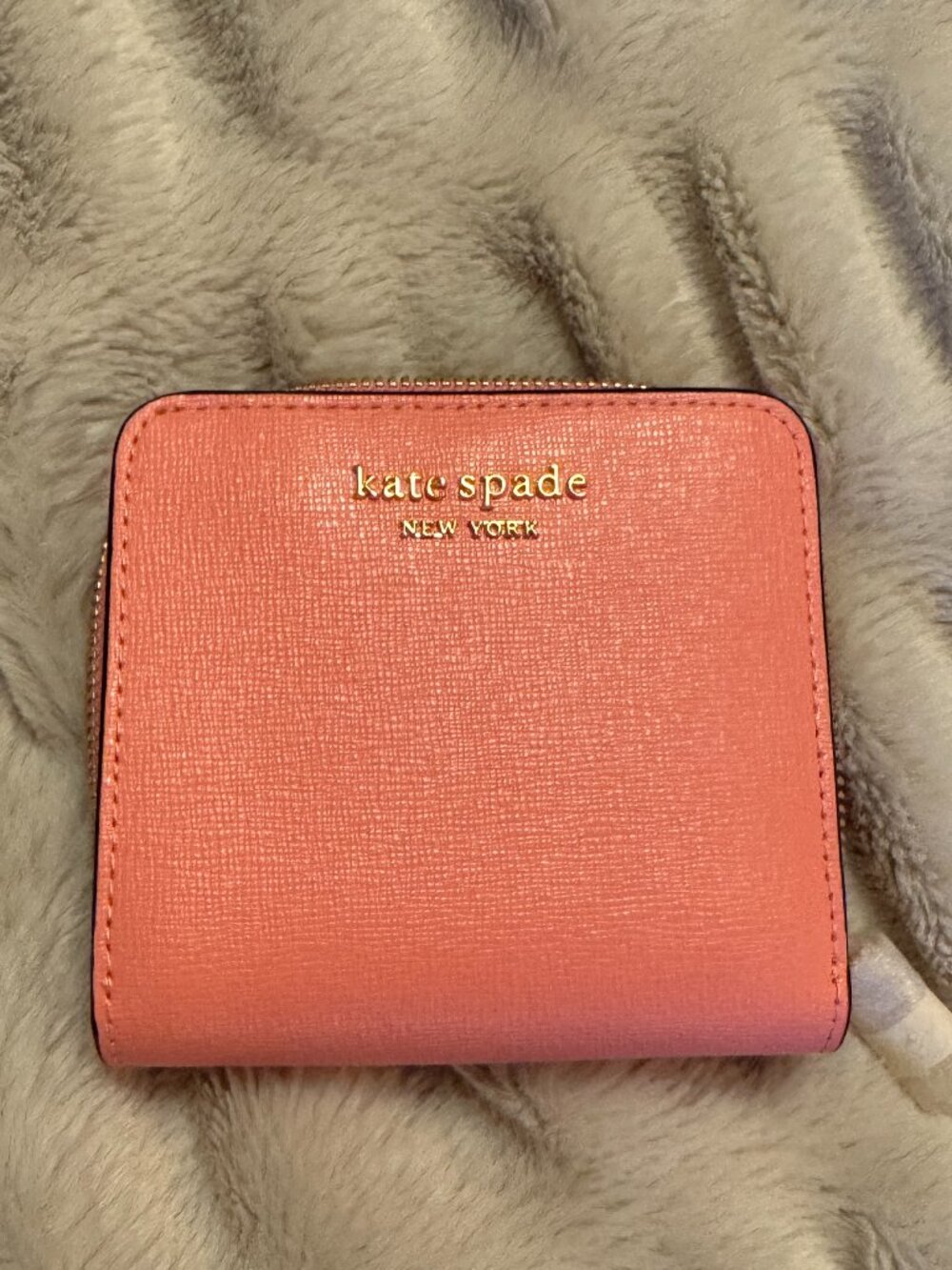 NWT Kate Spade Morgan Saffiano Leather Small Compact Wallet K8922